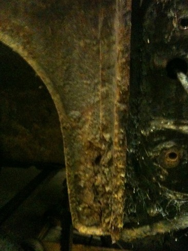 Hockey Stick front corner