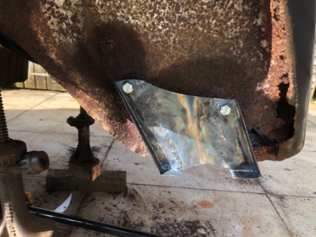 New mounting in place