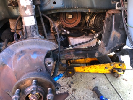 Crank pulley needs removing