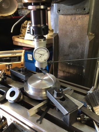 Drilling the jig for the tube plates