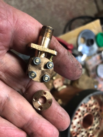 Regulator blanked ready for testing