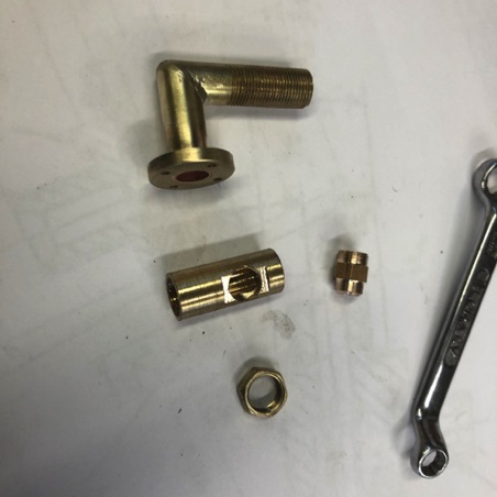 Exhaust pipe elbow and blast pipe Exhaust pipe elbow and blast pipe