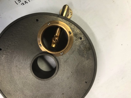 Blast pipe at bottom of chimney Blast pipe at bottom of chimney