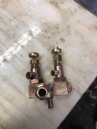 Blower and injector steam valves Blower and injector steam valves