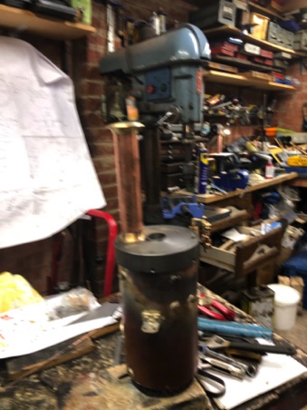 Smoke box fitted. Smoke box fitted.