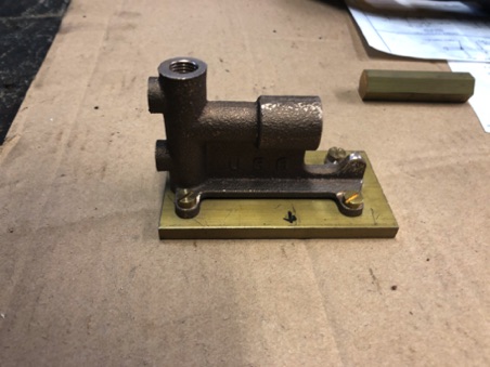 Boiler feed pump under construction Boiler feed pump under construction