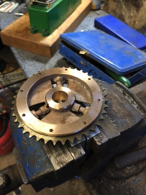 Sprocket fitted