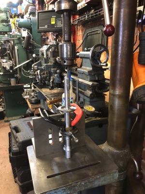 drilling for crown wheel