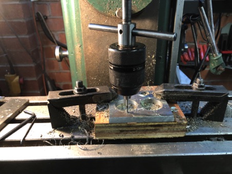 Threading the mounting holes 6BA