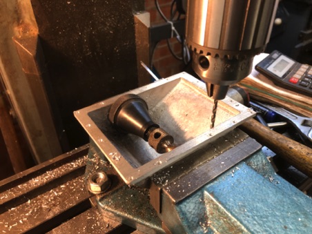 Drilling the mounting holes