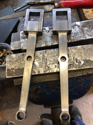 Bearing retaining steps