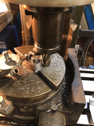 Machining the web radii