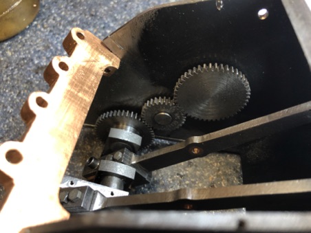 Water pump gear train